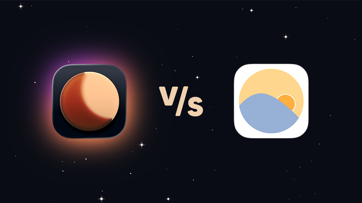 Dimify vs f.lux comparison